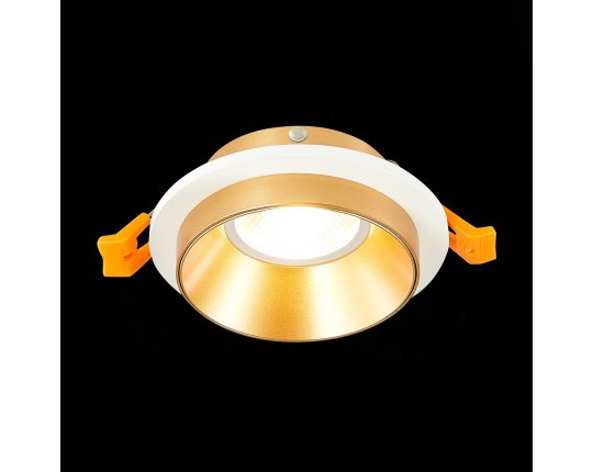 ST206.258.01 Св-к встр. Белый GU10 1*50W  IP20 D92xH38 220V Без ламп