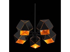 SL258.402.05 Люстра потолочная ST-Luce Черный/Черный, Золото E14 5*40W