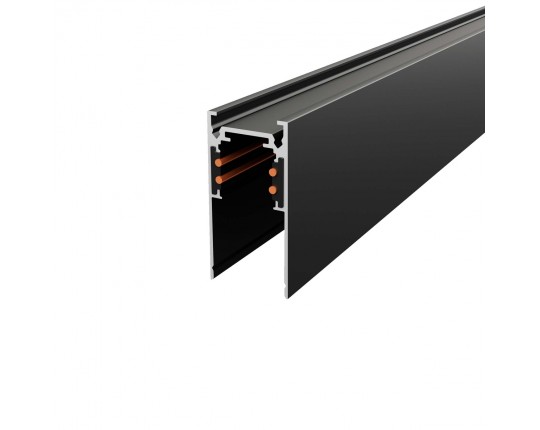 ST003.419.00 Шинопровод магнитный накладной ST-Luce Черный Длина 1 000мм