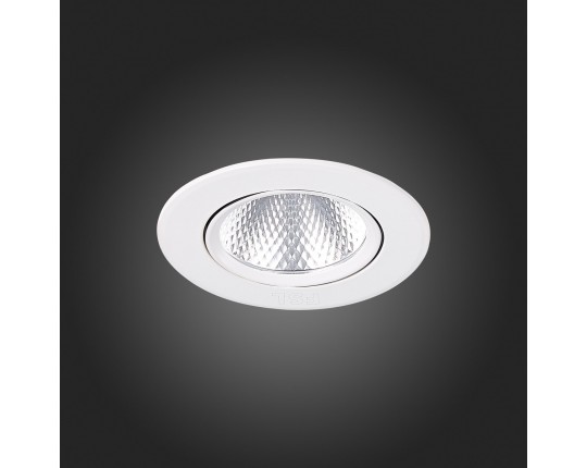 ST211.548.06.24 Св-к встр. Белый LED 1*6W 4000K 480Lm Ra80 24° IP20 D86xH50 220-240V