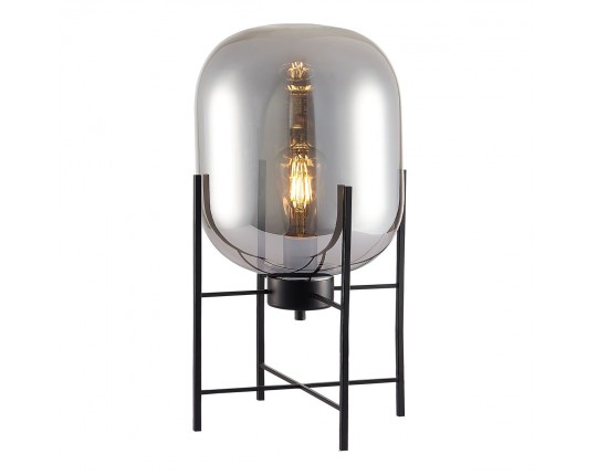 SL1050.704.01 Прикроватная лампа ST-Luce Черный/Дымчатый E27 1*40W