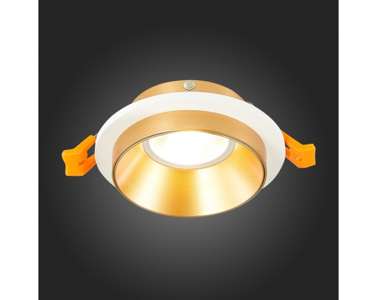 ST206.258.01 Св-к встр. Белый GU10 1*50W  IP20 D92xH38 220V Без ламп