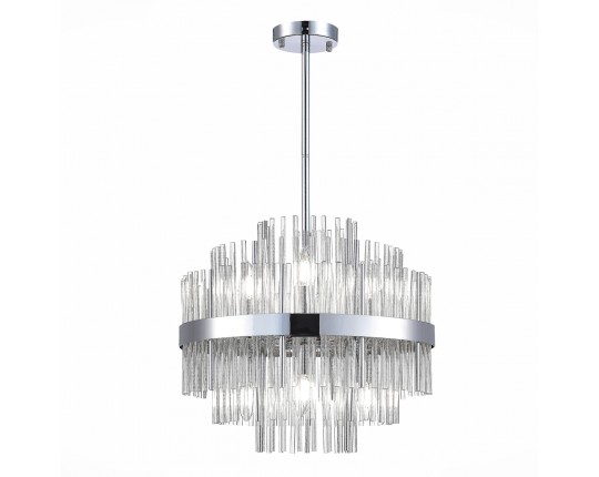 SL1634.103.06 Люстра потолочный ST-Luce Хром/Прозрачный E14 6*60W