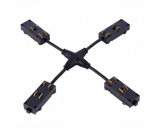 ST015.422.20 X- оБразный коннектор Skyline 220 ST-Luce Черный