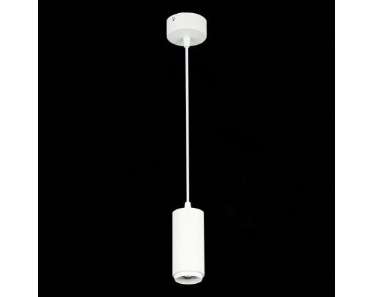 ST600.543.10 Светильник подвесной Zoom Белый LED 1*10W 4000K 1 000Lm Ra>80 15-60° IP20 D59xH130 170-