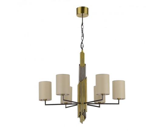 SL1638.303.06 Светильник подвесной ST-Luce Латунь/Серый E14 6*42W