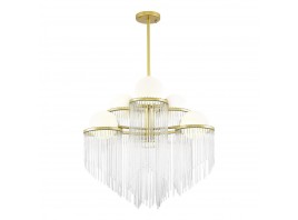 SL1511.203.06 Люстра подвесная ST-Luce Золотистый/Белый E27 6*60W