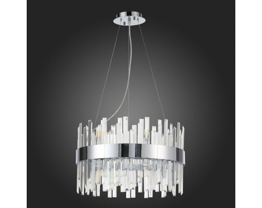 SL1160.103.12 Люстра подвесная ST-Luce Хром/Хром, Прозрачный G9 12*5W