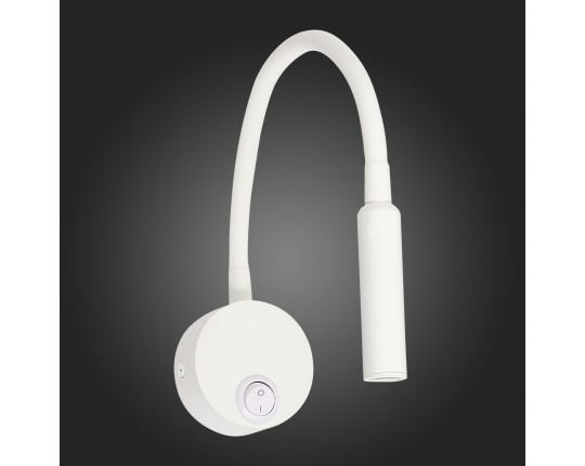 ST653.531.01 Светильник настенный ST-Luce Белый/Белый LED 1*3W 3000K