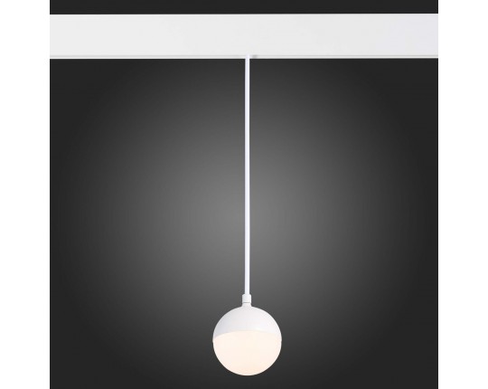 ST358.533.07 Магнитный трековый светильник подвесной Белый LED 1*7W 3000K 520Lm Ra>80 120° IP20 D90x