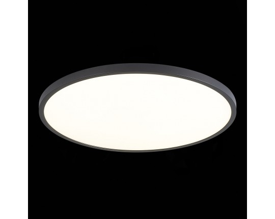 ST601.442.48 Светильник потолочный Черный LED 1*48W 4000K 4 320Lm Ra>90 120° IP20 D600xH27 185-265V