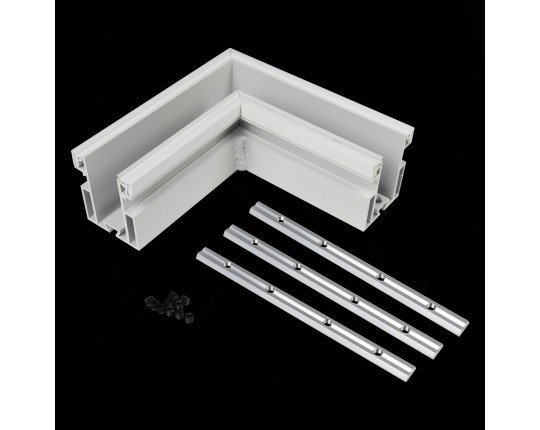 ST003.579.01 Угол-соединитель для профиля SKYLINE 48 с демпф. системой ST-Luce Белый