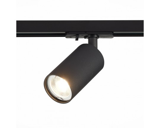 ST300.406.01 Св-к трек. Черный GU10 1*50W  IP20 L100xW54xH142 220V Без ламп