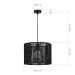 SLE6024-403-01 Светильник подвесной черный/черный E27 1*40W
