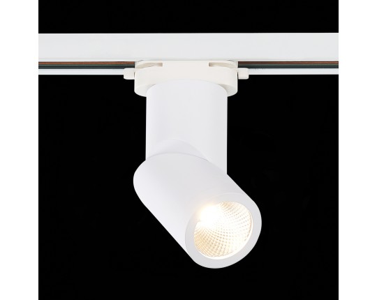 ST650.536.10 Св-к трек. Белый LED 1*10W 3000K 800Lm Ra>90 38° IP20 D60xH190 165-265V
