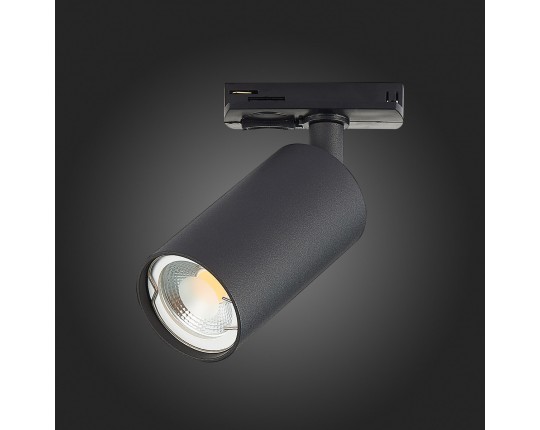 ST300.406.01 Св-к трек. Черный GU10 1*50W  IP20 L100xW54xH142 220V Без ламп