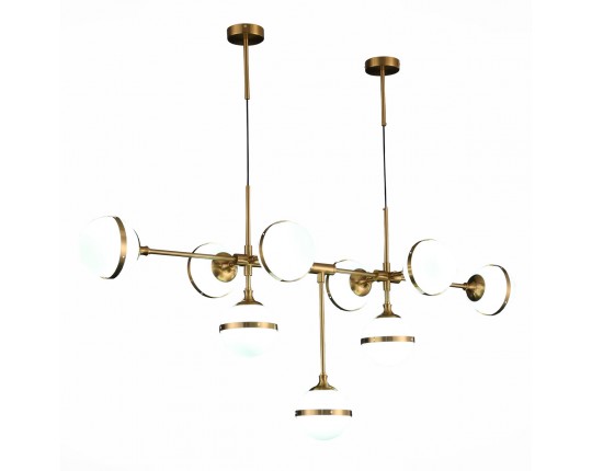 SL1157.303.09 Светильник подвесной ST-Luce Бронза/Белый E14 9*40W