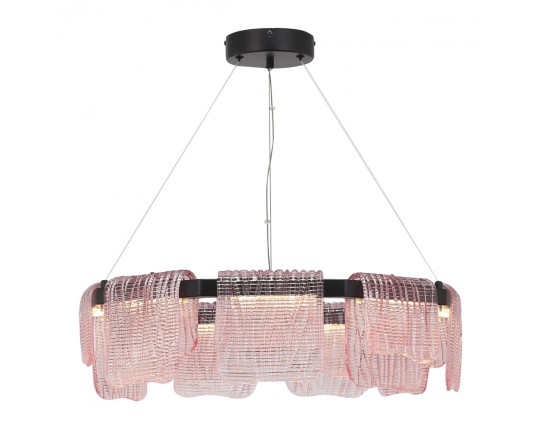 SL6021.403.54 Светильник подвесной ST-Luce черный/розовый LED 1*54W 3000K