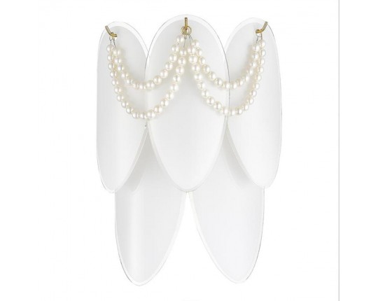 SLE1651-201-02 Светильник настенный Золотистый/Молочно-Белый E14 2*40W