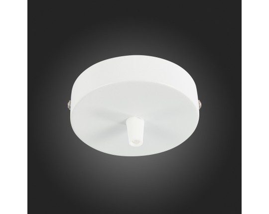 SL001.503.01 Потолочное крепление на одну лампу (круглое) ST-Luce Белый