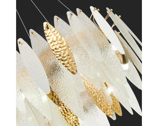 SL1224.203.08 Люстра подвесная ST-Luce Золотистый/Прозрачный, Белый E14 8*60W