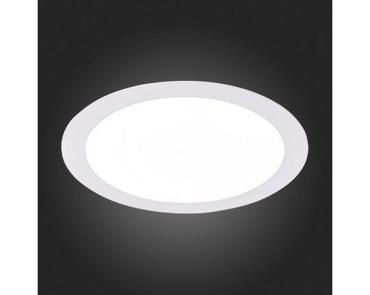 ST209.548.18 Св-к встр. Белый LED 1*18W 4000K 1 350Lm Ra80 110° IP20 D225xH8 90-265V