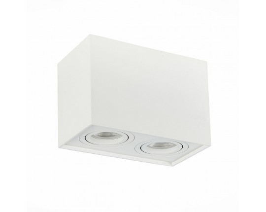 ST109.507.02 Светильник потолочный Белый GU10 2*50W  L181xW100xH123 220V Без ламп