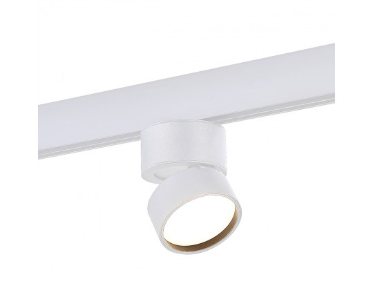 ST809.536.09 Магнитный трековый светильник Белый LED 1*9W 3000K 550Lm Ra>90 120° IP20 D85xH126 48V