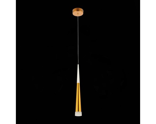 SLE200103-01 Светильник подвесной Золотистый/Золотистый, Белый LED 1*7W 3000K