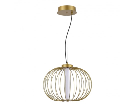 SL6124.203.01 Светильник подвесной ST-Luce Золотистый/Золотистый LED 1*10W 3000K