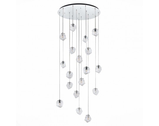 SL1175.103.18 Светильник подвесной ST-Luce Хром/Прозрачный E14 18*40W