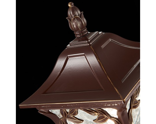 SL083.705.01 Светильник уличный наземный ST-Luce Кофейный/Кофейный, Прозрачный E27 1*60W