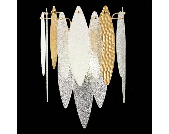 SL1224.201.02 Бра ST-Luce Золотистый/Прозрачный, Белый E14 2*60W