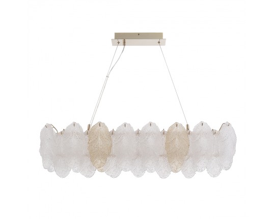 SL6135.233.01 Светильник подвесной ST-Luce золото/прозрачный, янтарный LED 1*24W 3000K