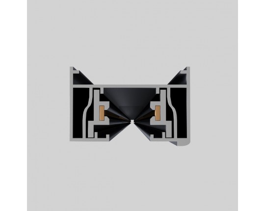 ST001.429.00 Шинопровод однофазный накладной  ST-Luce Черный Длина 2 000мм