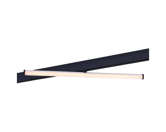 ST803.436.10 Магнитный трековый светильник Черный LED 1*10W 3000K 1 200Lm Ra>90 120° IP20 L604xW28xH