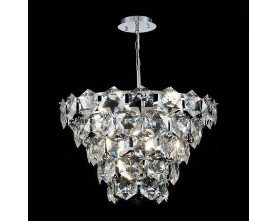 SL1631.103.09 Люстра подвесная ST-Luce Хром/Прозрачный E14 9*40W