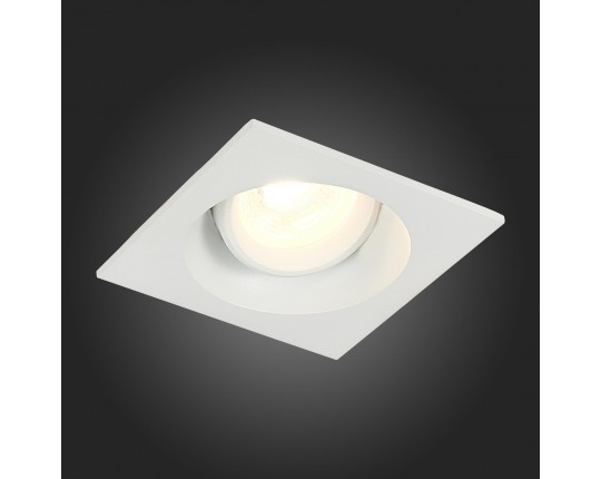 ST208.518.01 Св-к встр. Белый GU10 1*50W  L94xW94xH40 220V Без ламп