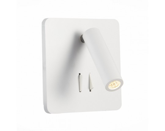 SL1586.531.01 Светильник настенный Белый LED 1*9W 3000K 624Lm Ra>80  IP20 L-xW140xH140 170-240V