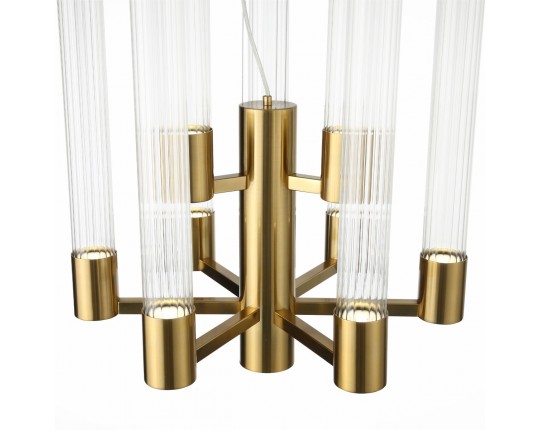 SL1229.303.09 Люстра подвесная ST-Luce Латунь/Прозрачный GU10 9*5W