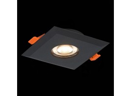 ST204.408.01 Св-к встр. Черный GU10 1*50W  L94xW94xH25 220V Без ламп