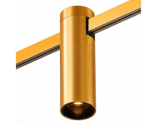 ST810.246.05 Магнитный трековый светильник FARM Золотистый LED 1*5W 4000K 230Lm Ra90 60 IP20 D35xH1