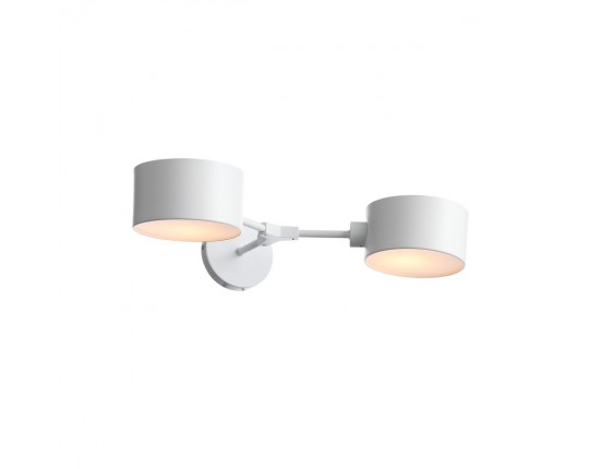 SLE183501-02 Светильник настенный Белый/Белый E14 2*60W
