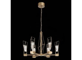 SL815.203.06 Люстра подвесная ST-Luce Матовое золото/Матовое золото, Прозрачный LED 6*8W 4000K