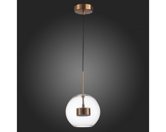 SL1133.233.01 Светильник подвесной ST-Luce Латунь/Прозрачный LED 1*14W 3000K