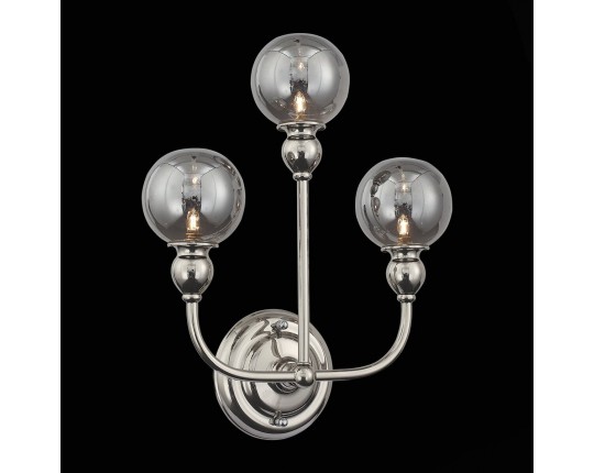 SL552.101.03 Бра ST-Luce Никель/Дымчатый G9 3*5W