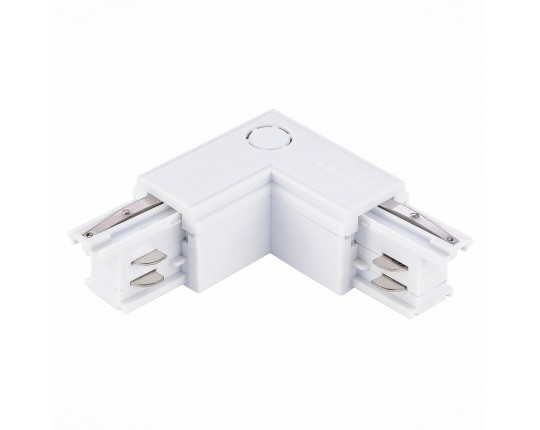 ST030.509.15L Угловой токоподвод левый для трехфазного шинопровода ST-Luce Белый