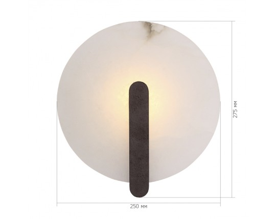 SL1195.701.01 Светильник настенный ST-Luce патинированный металл/алебастр LED 1*5W 3000K