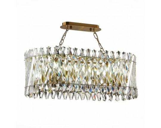 SL1170.303.10 Светильник подвесной ST-Luce Латунь/Прозрачный E14 10*40W