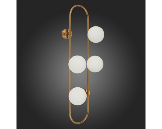 SL1149.301.04 Бра ST-Luce Латунь/Белый G9 4*5W